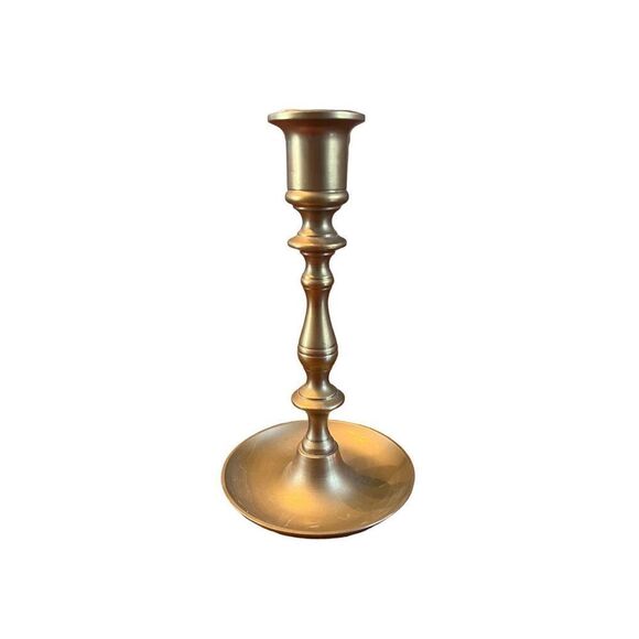 No Brand Other - Brass Candle Stick Vintage 6.5 Inches Heavy